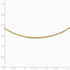 Leslie's 14K Yellow Gold 1.2mm Omega / Detachable Clasp