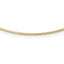 14K 1.2mm Omega Necklace Detachable clasp Omega Necklace