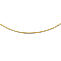 Leslie's 14K Gold Omega Necklace with Detachable Clasp, 16-Inch - 16
