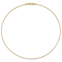 14K Gold Omega Necklace with Detachable Clasp and Lifetime Warranty