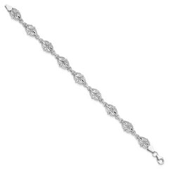 14K White Gold Bracelet