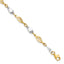 Oval Link Fancy Bracelet in 14K Two-Tone Gold, 7 Inch - Sophia Jewelers