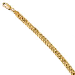 Leslie's 14K 4.5mm Wide Diamond Cut Triple Rope