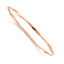 Slip-On Bangle Bracelet in 10K Rose Gold, 9.5mm, 7 Inch - Sophia Jewelers