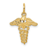 14k Caduceus Charm