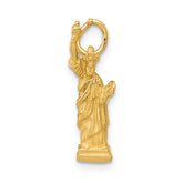 14k 3D Statue Of Liberty Charm