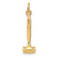 14k 3-D Gavel Charm