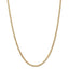 Sophia Jewelers 14K Gold Curb Necklace with Polished Finish and Lobster Clasp