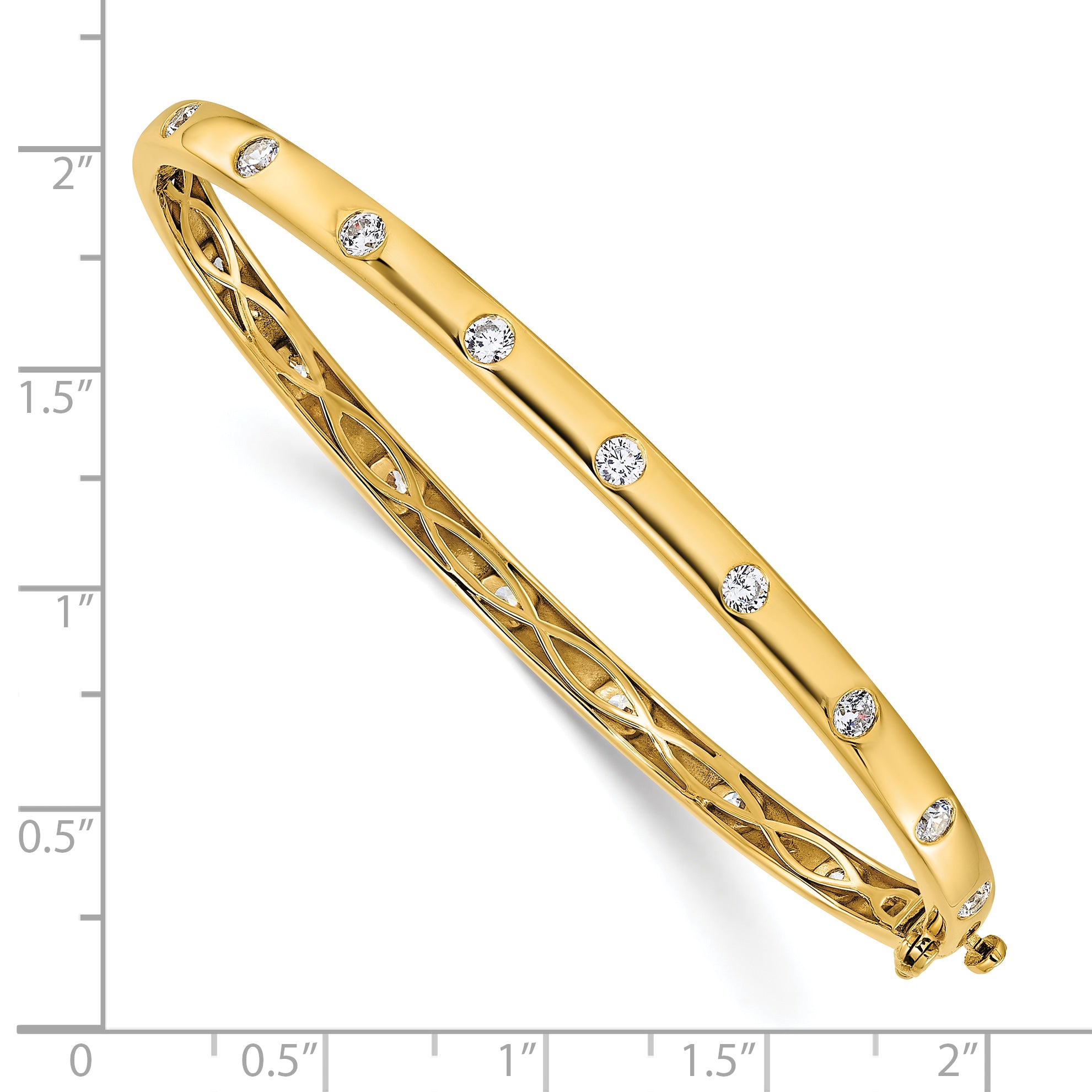 14K Lab Grown Diamond VS/SI GH, Bangle Bracelet