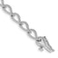 14k White Gold Diamond Bracelet