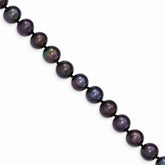 Sophia Jewelers 14K Gold & Titanium Black Pearl Necklace Gift Ready