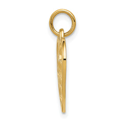 14K Gold Polished Sweet 16 Charm by Sophia Jewelers