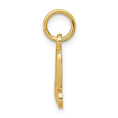 14K Gold Husband Charm Elegant Open Back Design Sophia Jewelers