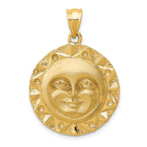 14k Sun Charm