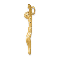 14K Yellow Gold Slide Pendant Elegant Design by Sophia Jewelers