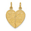 14k Best Sister Break-apart Charm