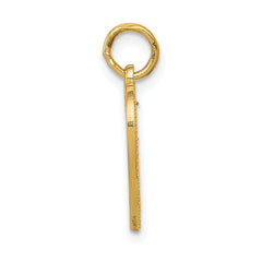 14K Gold SIS Themed Charm Pendant Elegant Gift Choice