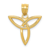 14k Trinity Symbol Charm