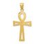 14k Ankh Cross Charm