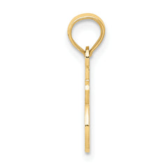 14K Gold #1 Sister Pendant Solid Cast, Gift-Ready Elegance