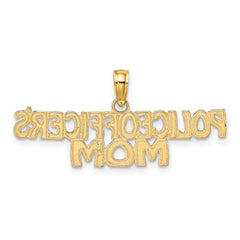 14k POLICE OFFICER'S MOM Charm