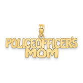 14k POLICE OFFICER'S MOM Charm