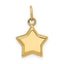 14k 3-D Puffed Star Charm