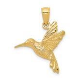 14k Hummingbird Pendant