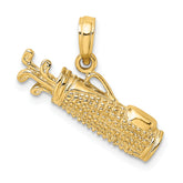 14k Golf Bag Charm
