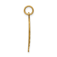 14K Gold Best Friend Diamond-Cut 2-Piece Polished Charm Pendant by Sophia Jewelers