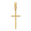 14k Polished Cross Pendant