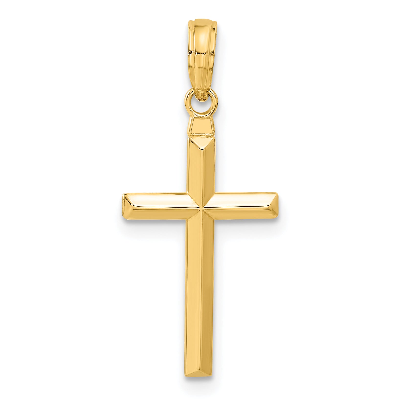 14k Reversible Latin Cross Pendant