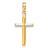 14k Reversible Latin Cross Pendant