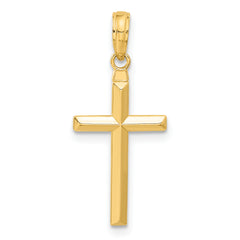 14k Reversible Latin Cross Pendant