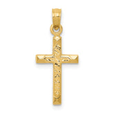 14K Cross Pendant