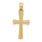 14K Cross Pendant