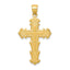 14k Passion Cross Pendant