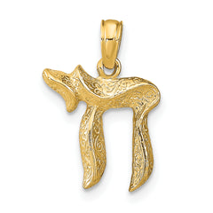 14K Chai Pendant