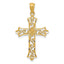 14k Yellow Gold Cross Pendant