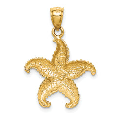14K Starfish Pendant
