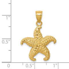 14K Starfish Pendant