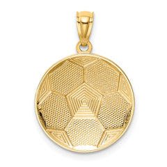14K Soccer Ball Pendant