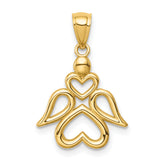 14K Angel Pendant