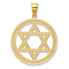 14K Star of David Pendant