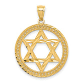 14K Star of David Pendant