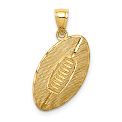 14K Football Pendant