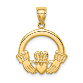 14K Claddagh Pendant