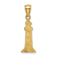 14K Lighthouse Pendant