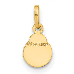 14K Enamel Ladybug Charm