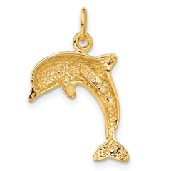 14K Gold Dolphin Charm Pendant for Men Elegant & Themed Design